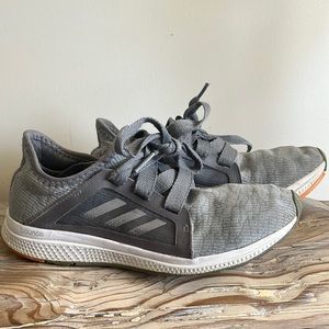 Womens Sz 7 Adidas Edge Lux Bounce gray sneakers, GUC